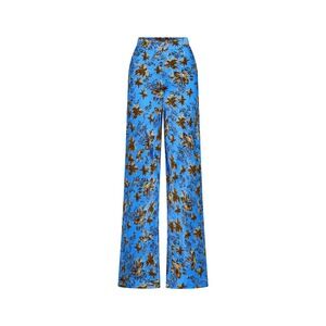 Kivari Paola Pant Sz‎ 2 Flowy Wide Leg High Waist Travel Resortwear Designer NWT